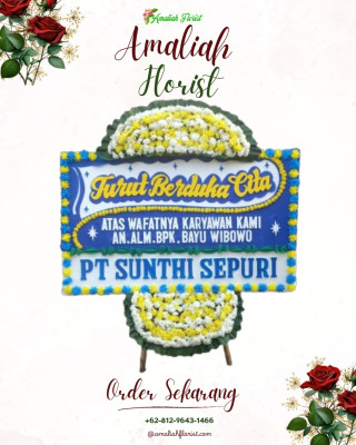 Papan Bunga Duka di Bojot