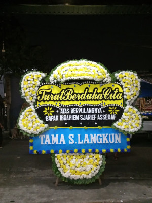 Papan Bunga Duka di Bojot