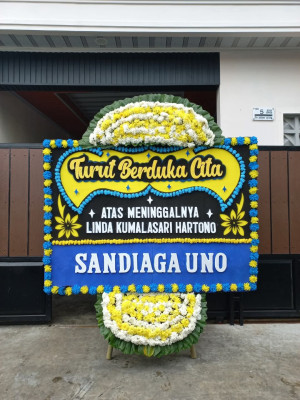 Papan Bunga Duka di Bojot